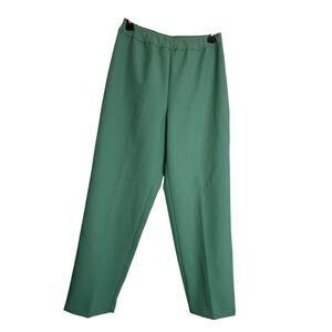 Women's Vintage Bend Over 8P Green Hidden Fit Elastic Pull On Pants